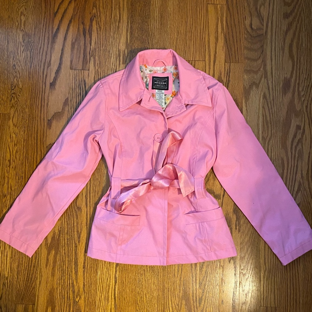 Girl's pink Arizona Raincoat